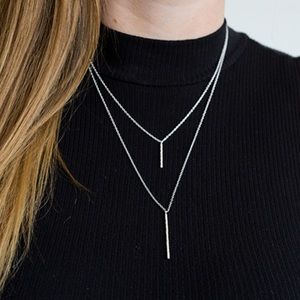 Kiernan Double Pendant Necklace by Georgina